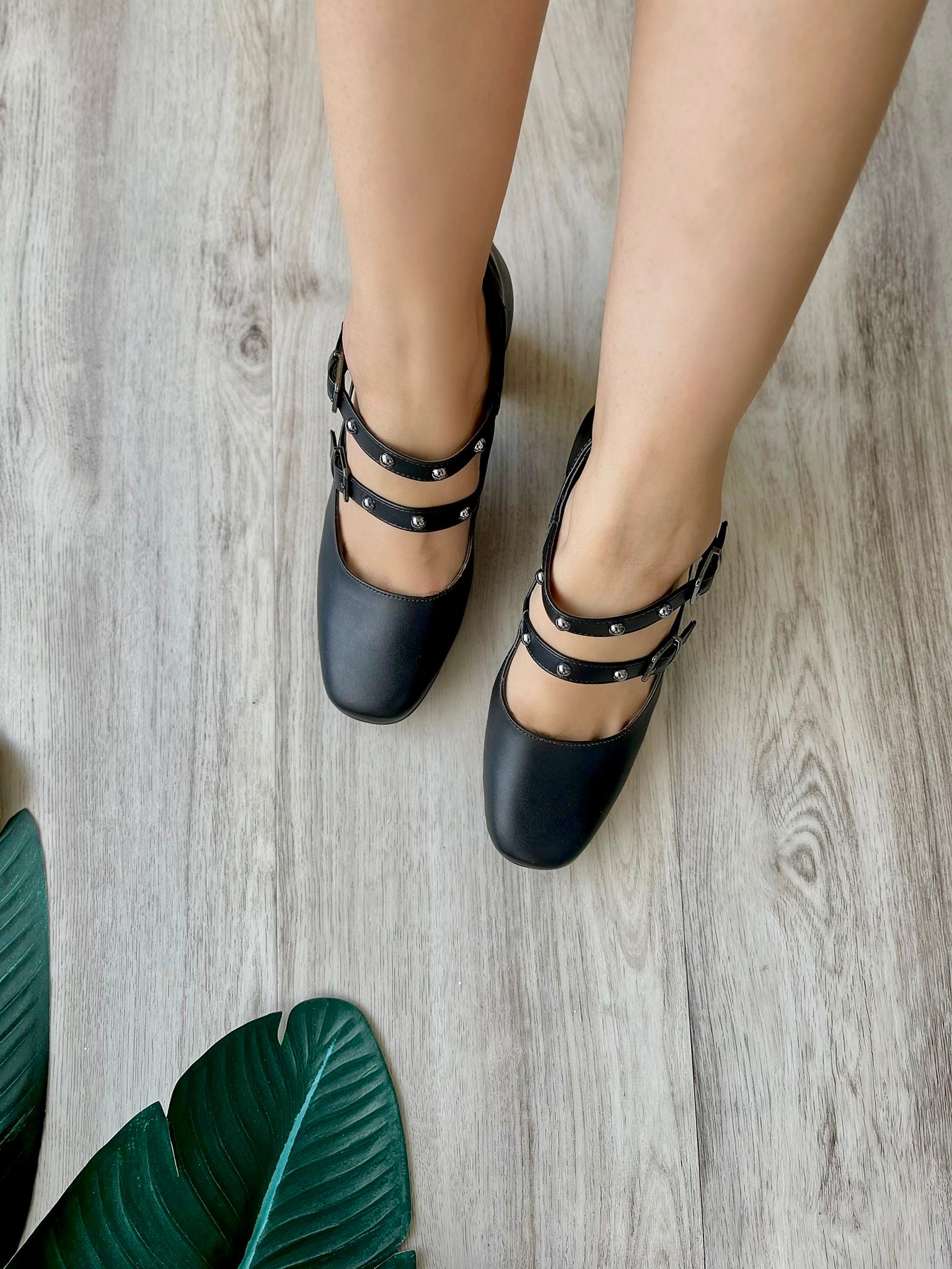 Stella black heel - Stela The Shoetique