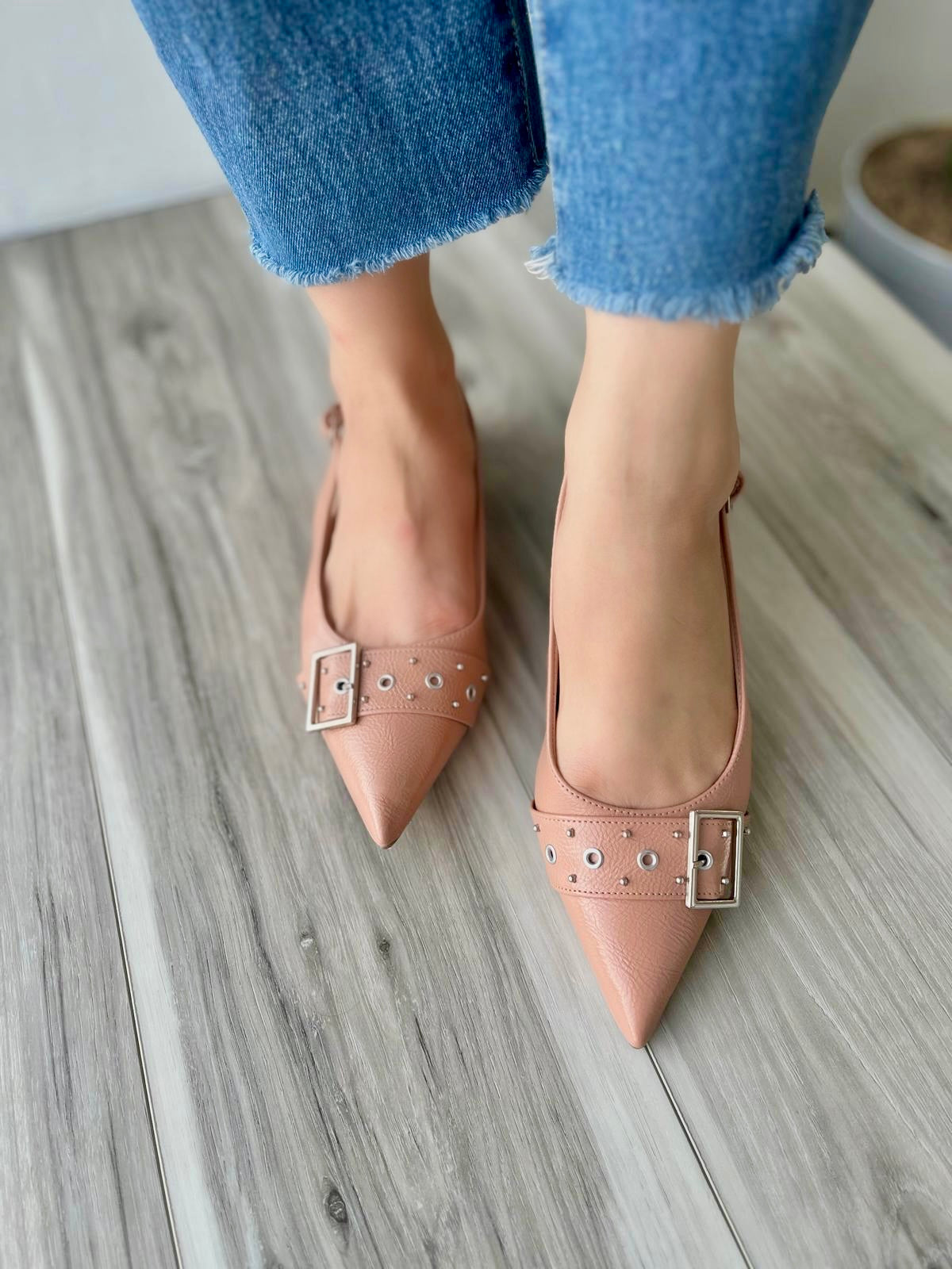 Polo beige slingback