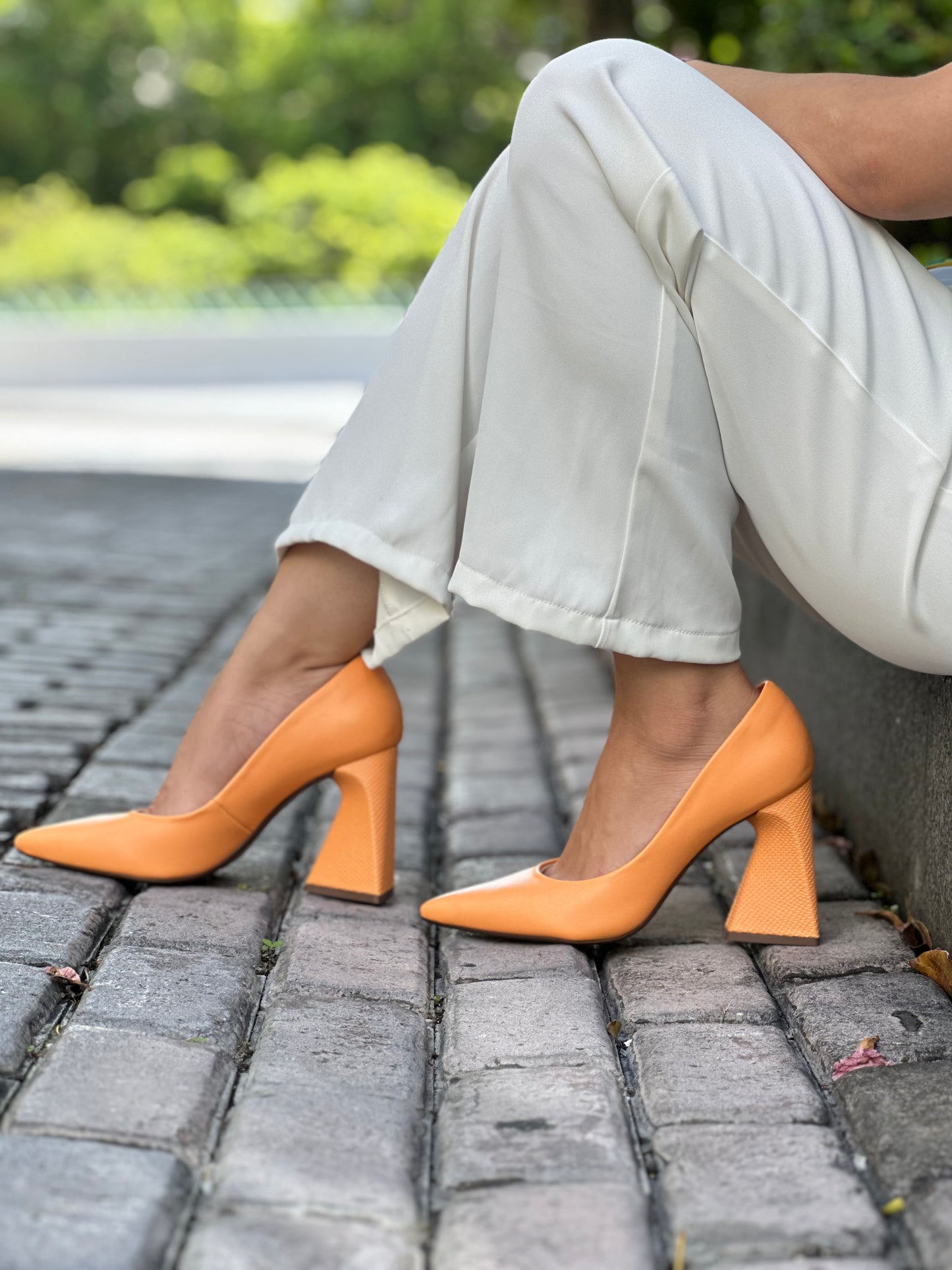 Catalina Orange Heel