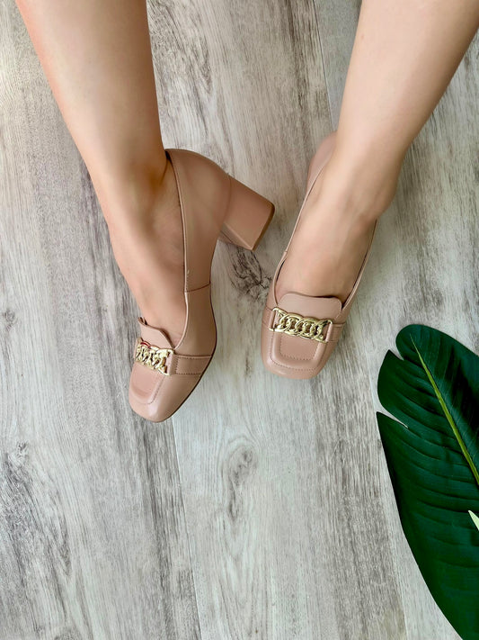 Paola beige Heel