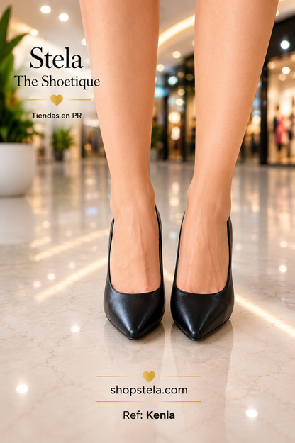 Kenia black heel