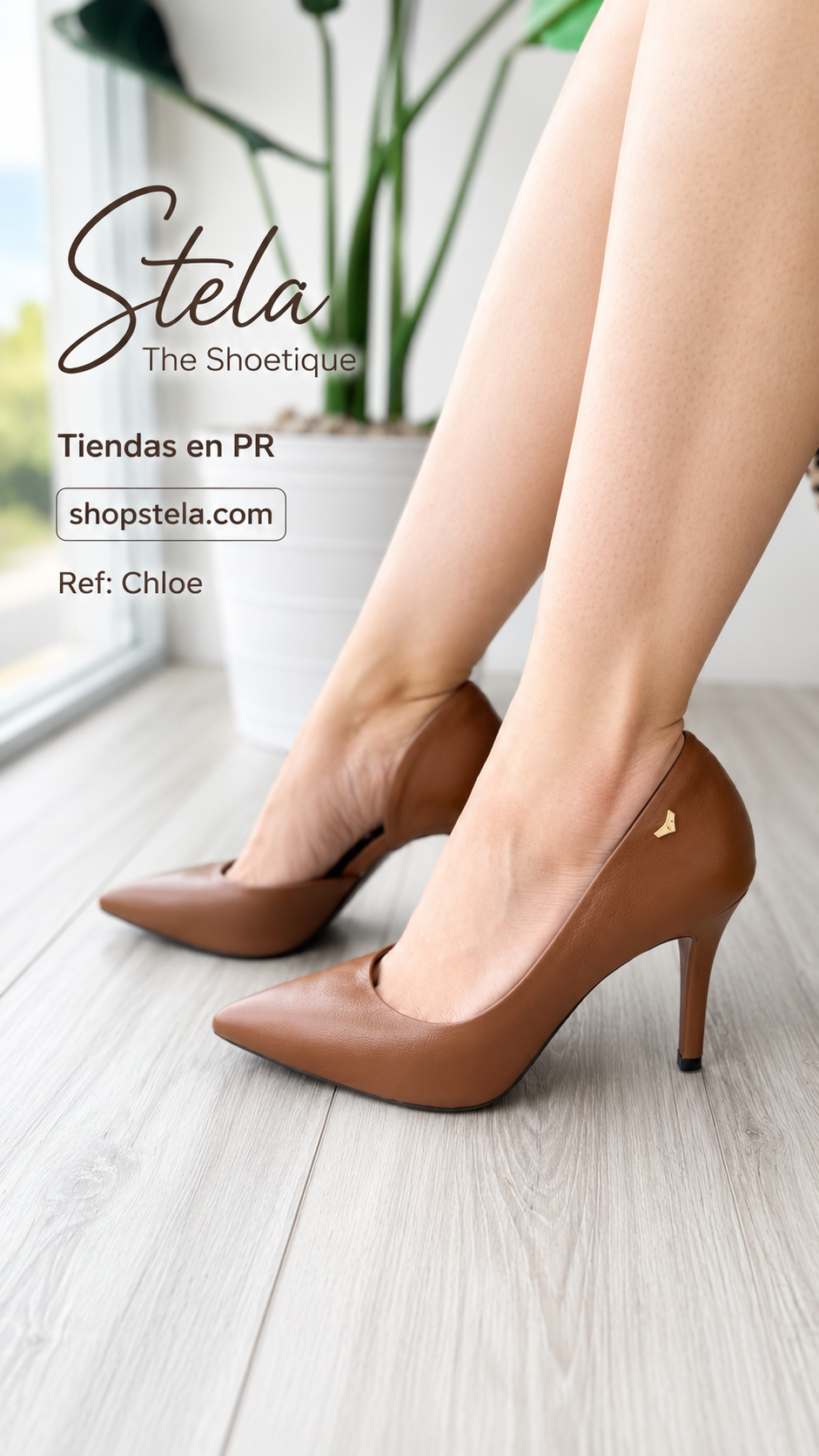 Chloe caramelo heel