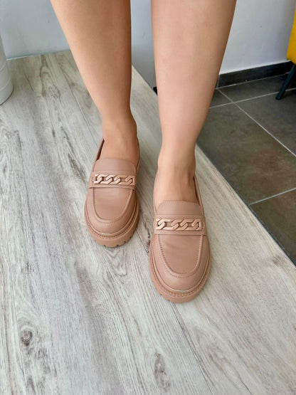 Adina frapuccino loafer - Stela The Shoetique