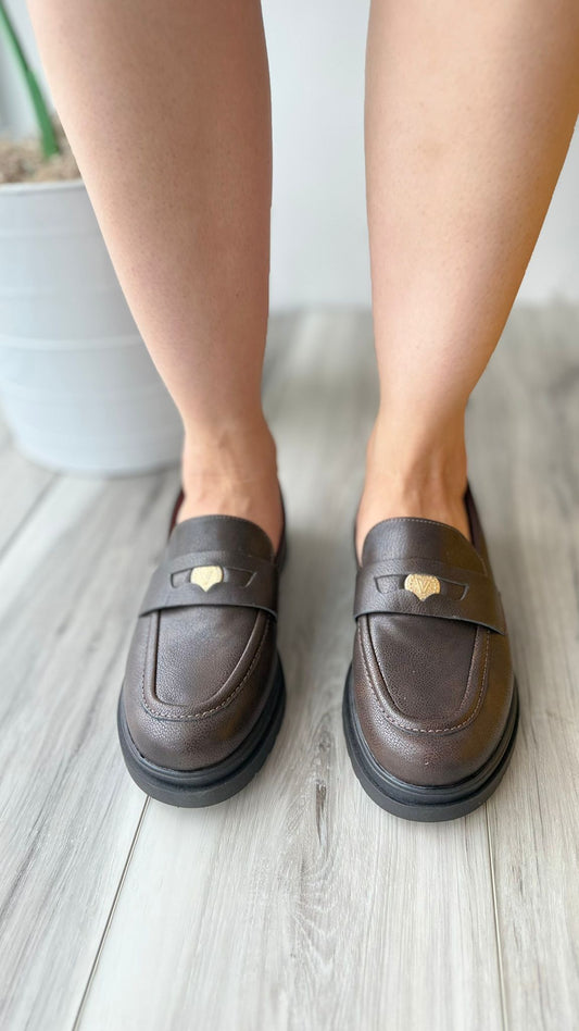 Alana brown loafer