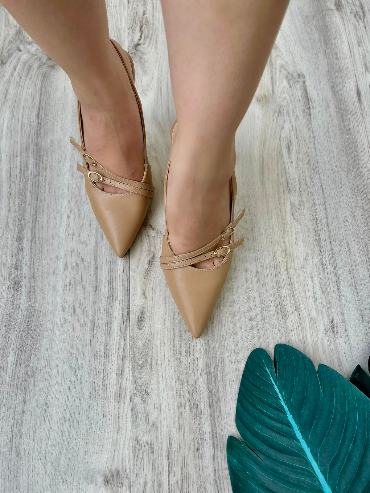 Cecilia beige heel - Stela The Shoetique