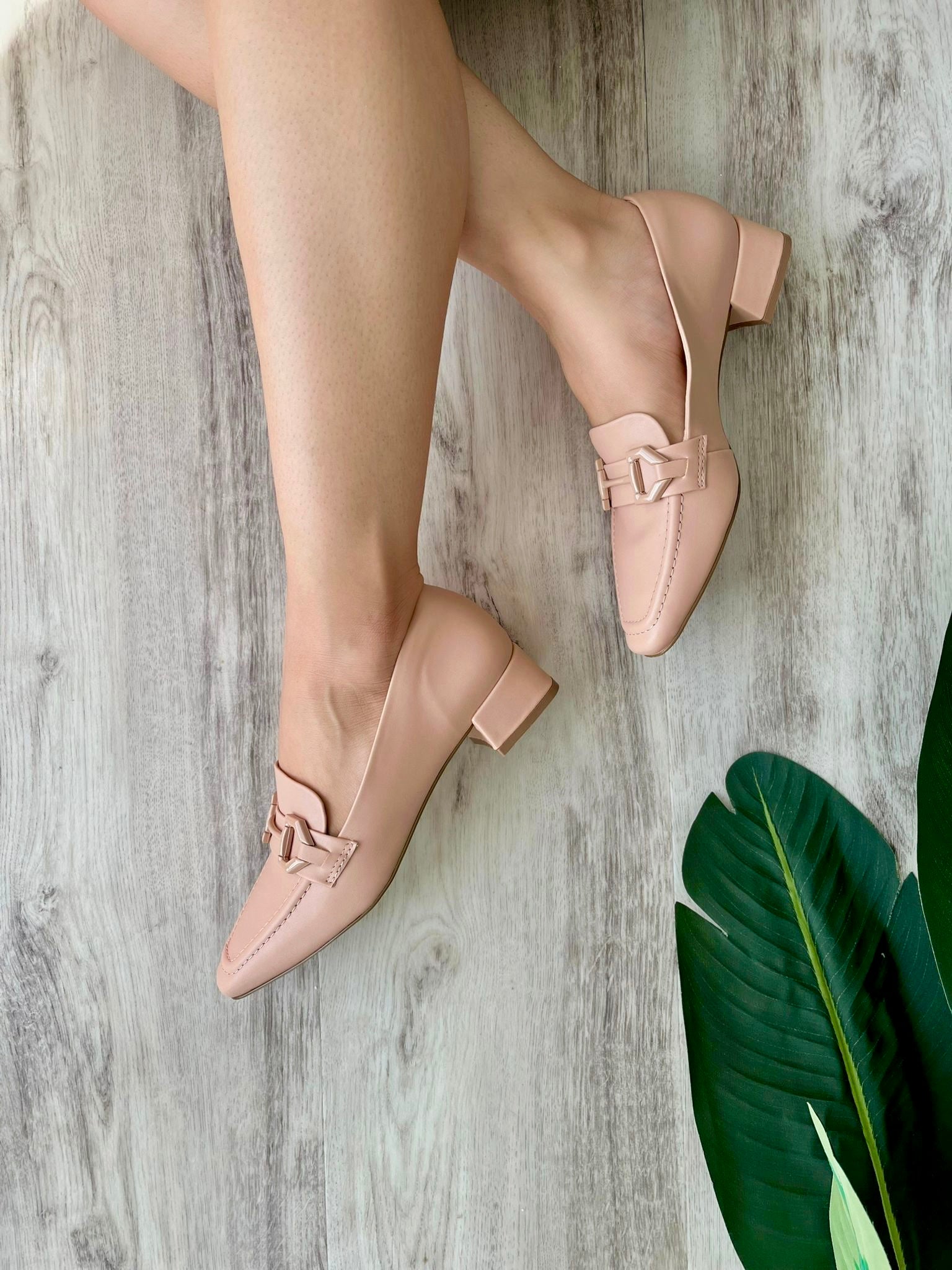 Amber pointed toe beige heel - Stela The Shoetique