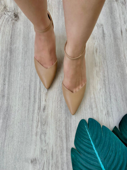 Fela beige heel