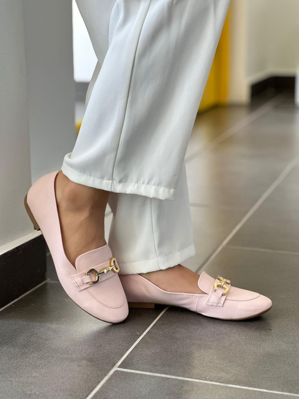 Soft Pink Flat Shoe 3107-01