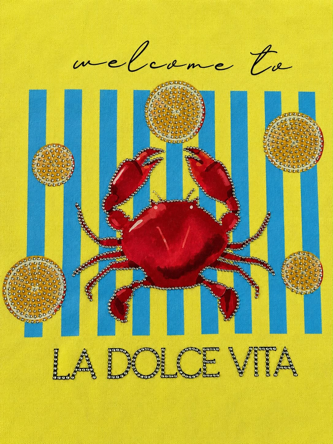 Crabby girl yellow t-shirt