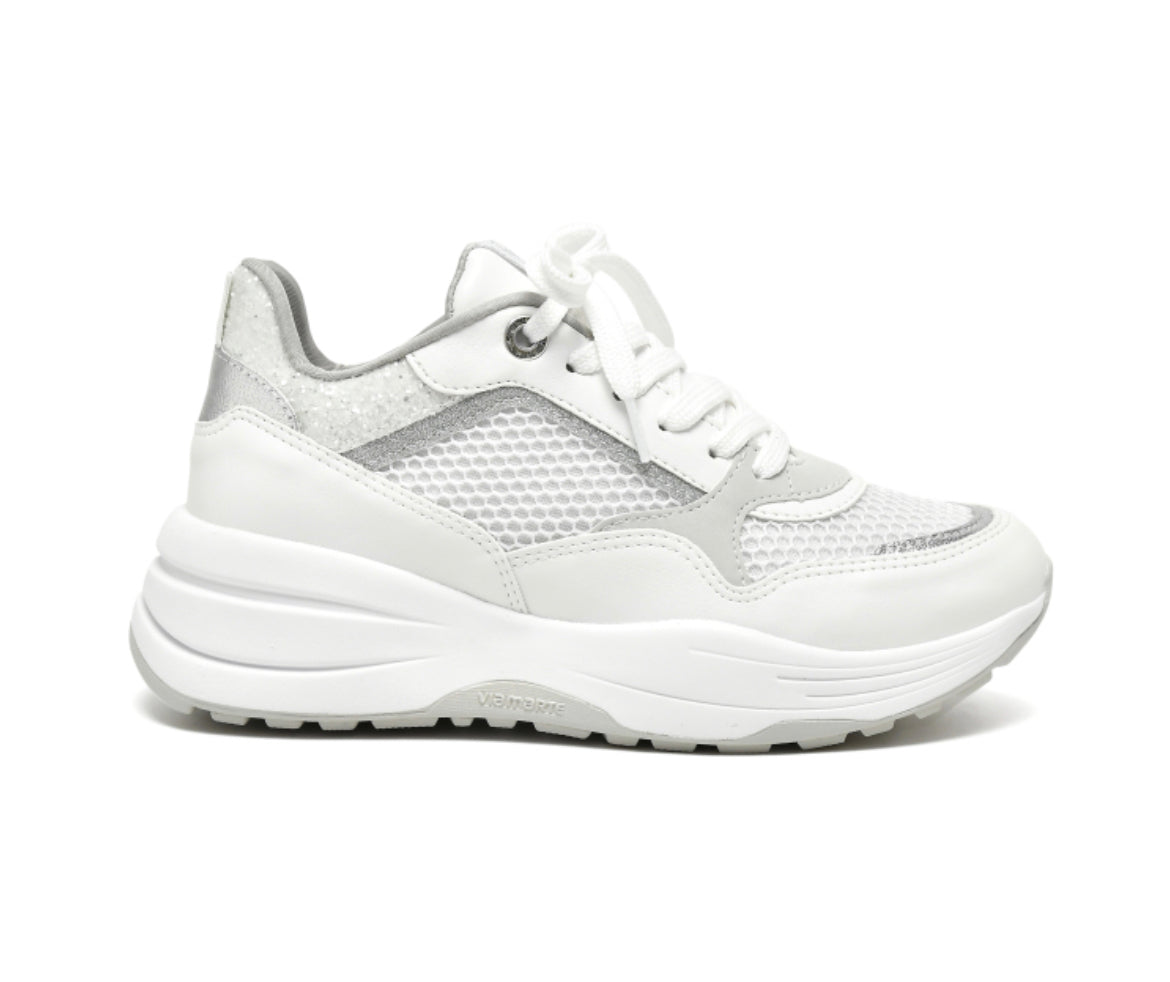 Beth white/grey sneaker