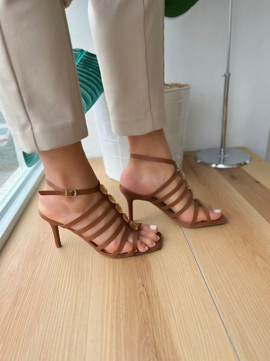 Nala camel heel - Stela The Shoetique