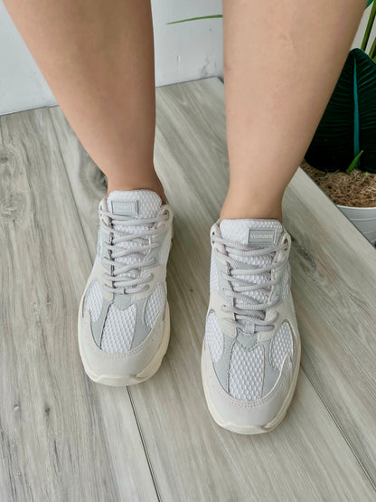 Elia grey beige sneaker