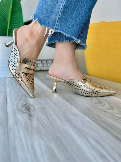 Merlin gold heel