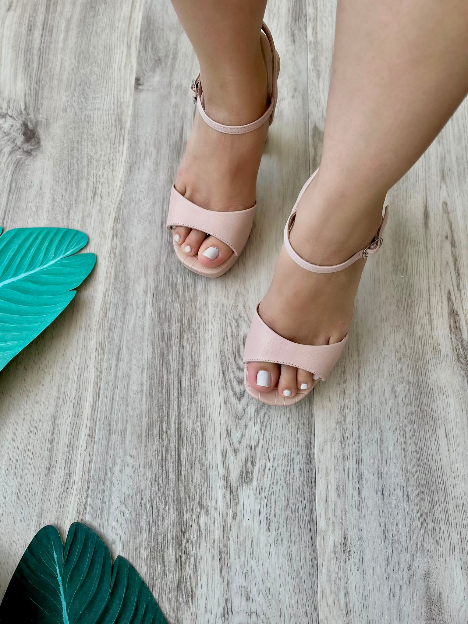 Letty Blush Platform Heel - Stela The Shoetique