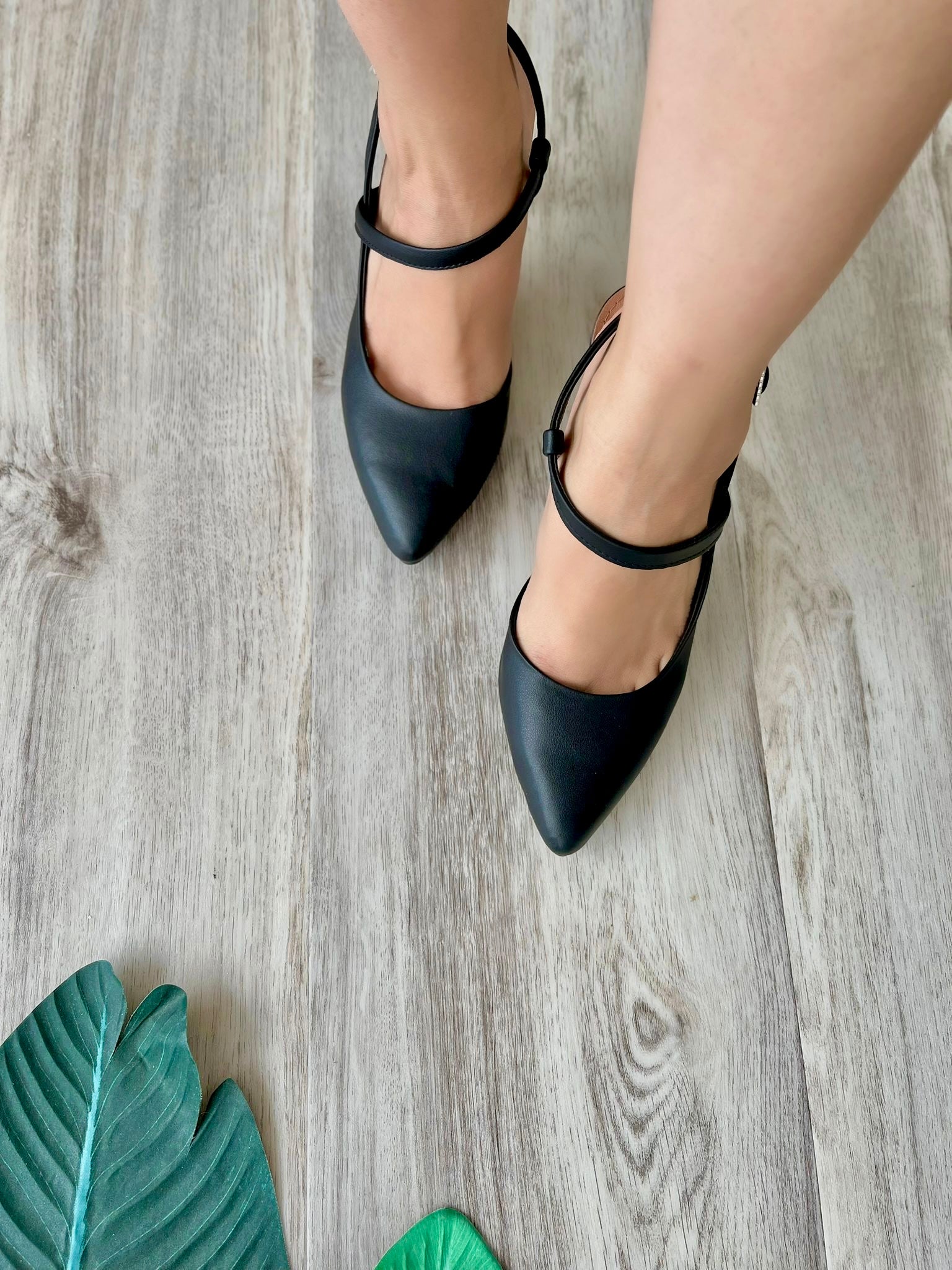 Donata Black Heel - Stela The Shoetique