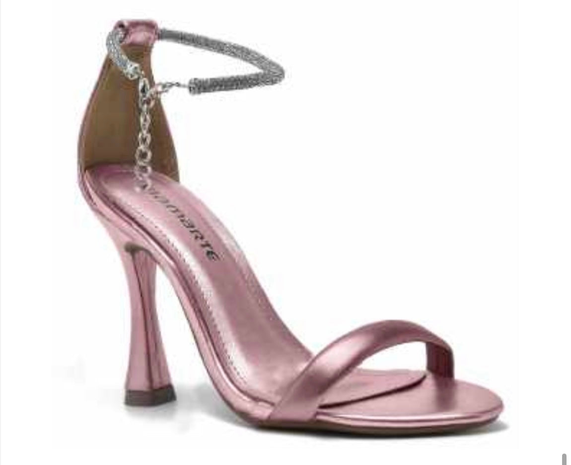 Shinny Strap Heel Sandal 16107-02
