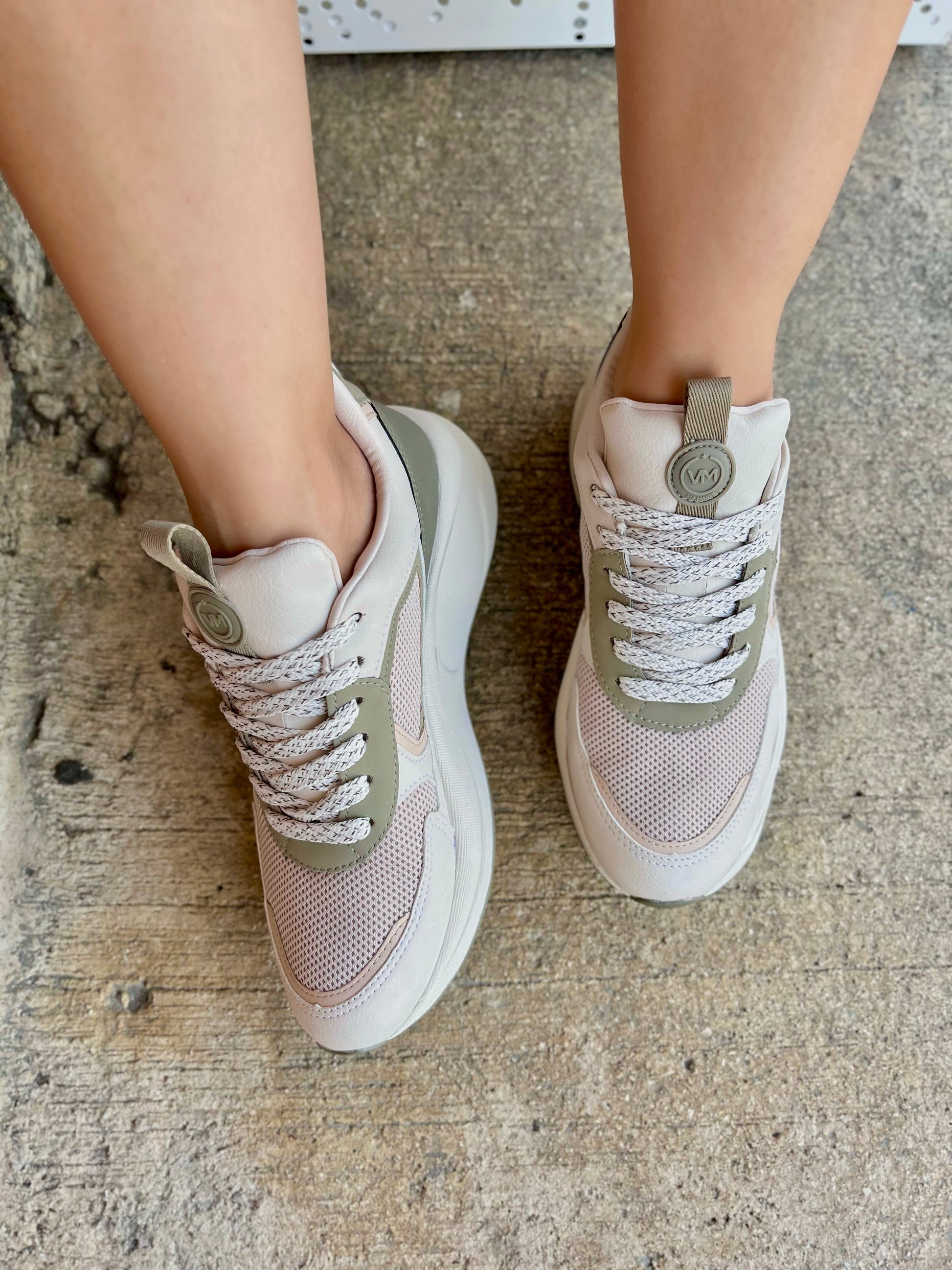 Bruna Militar Nude Sneaker - Stela The Shoetique