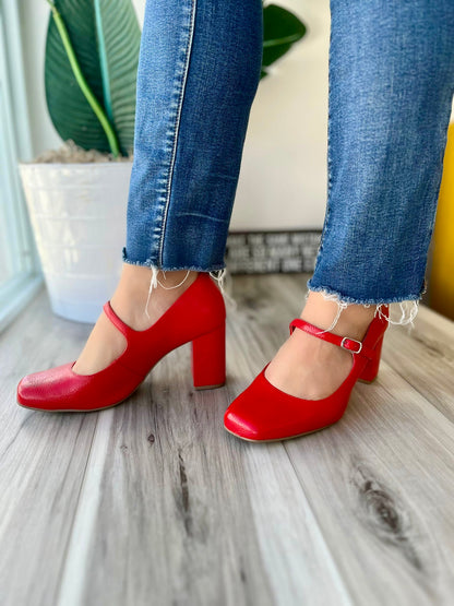 Bambi red heel