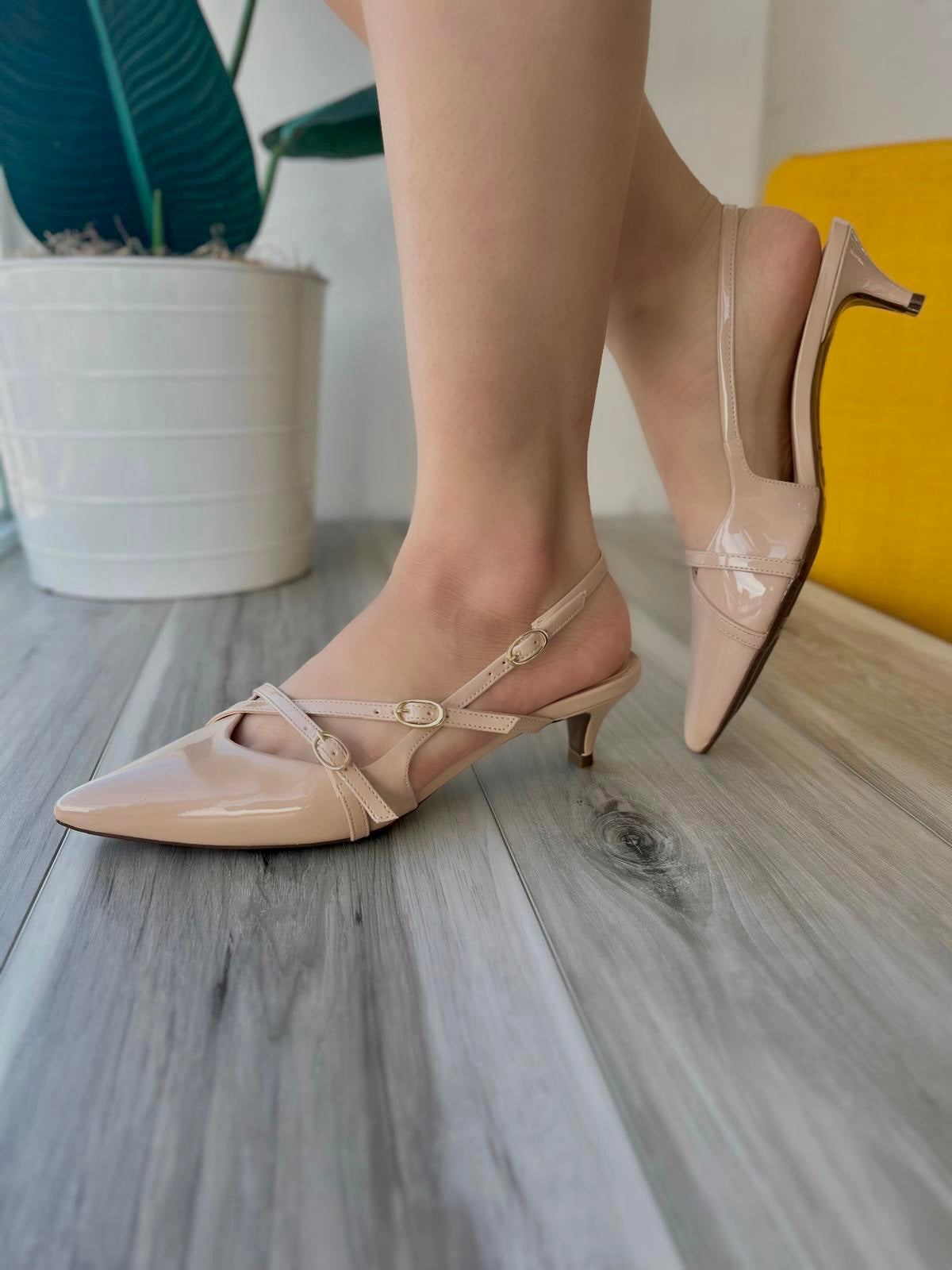 Galilea beige heel 6,8