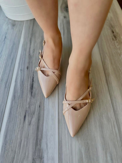 Galilea beige heel 6,8