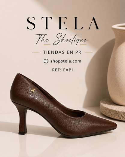 Fabi mascavo heel