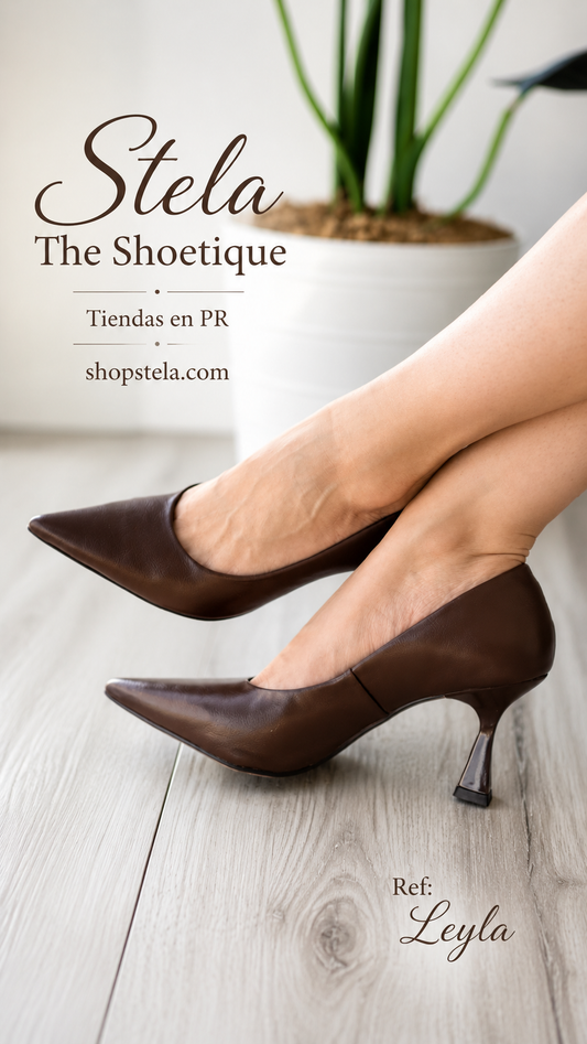 Leyla cinnamon heel 7,10