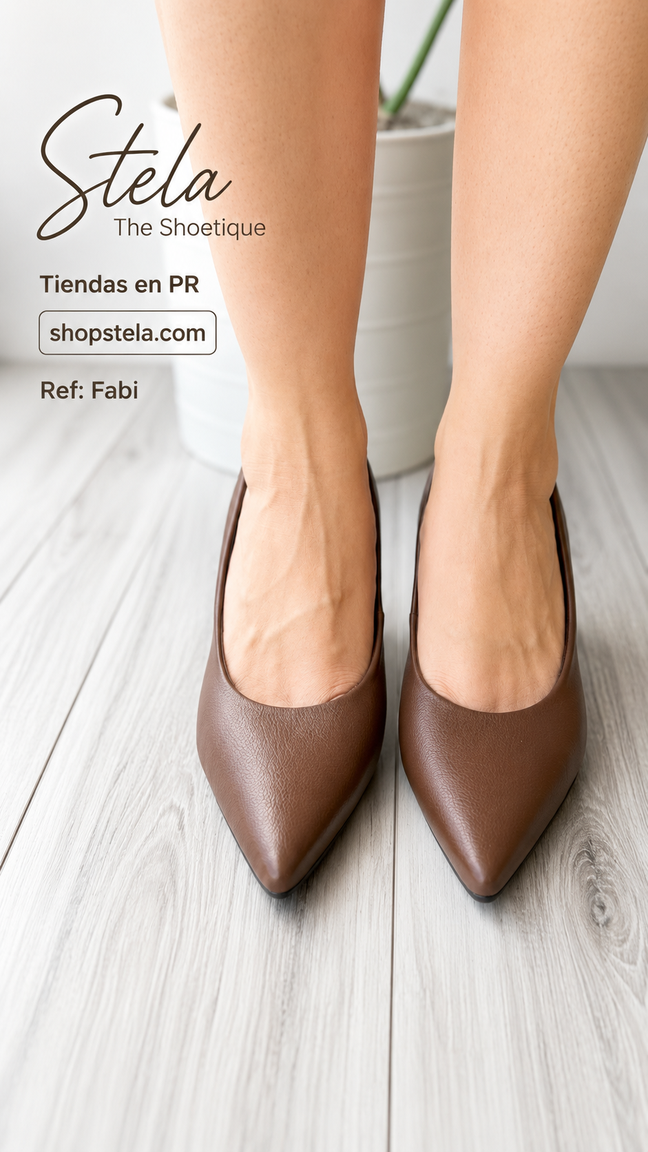 Fabi mascavo heel