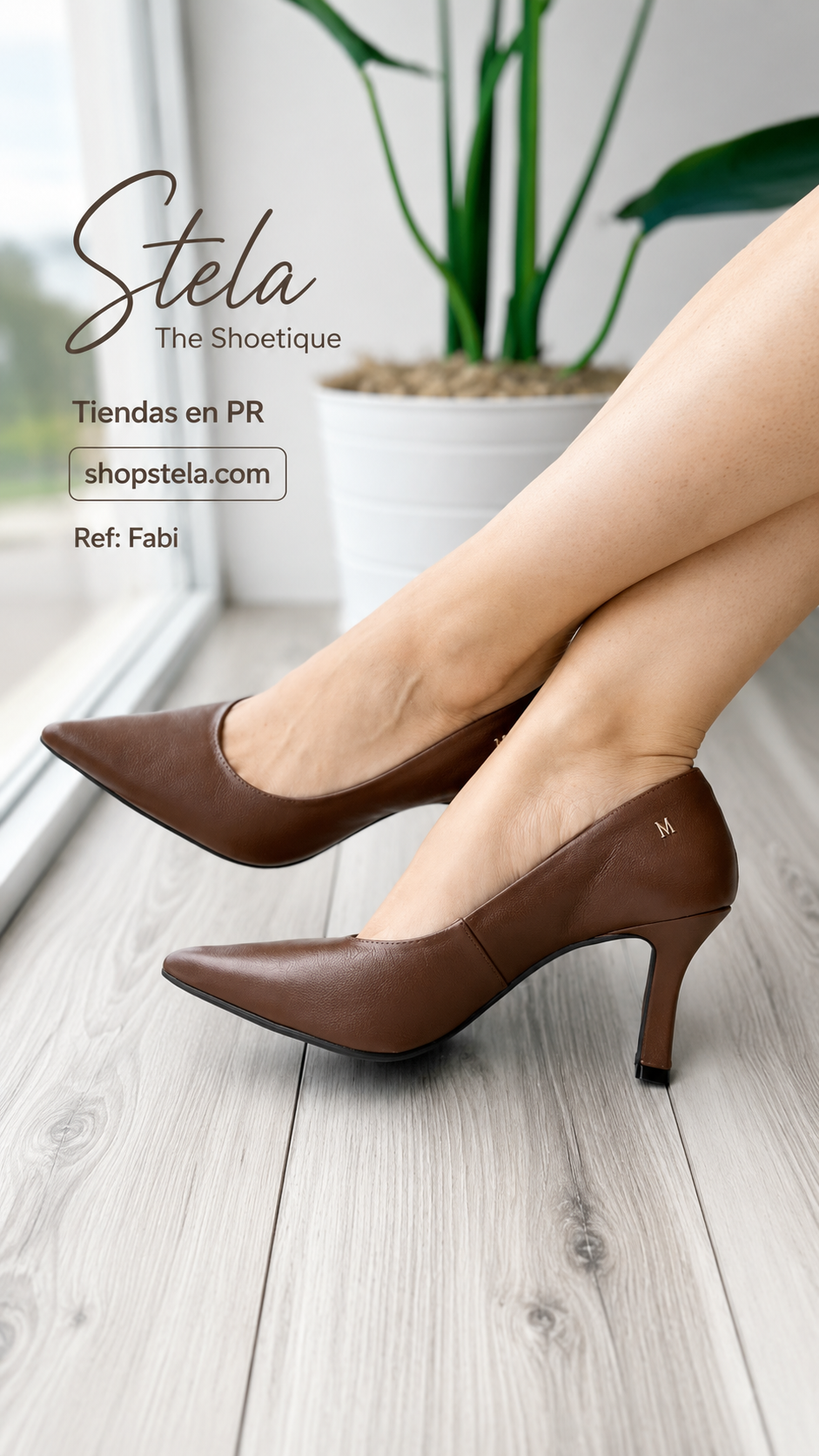Fabi mascavo heel