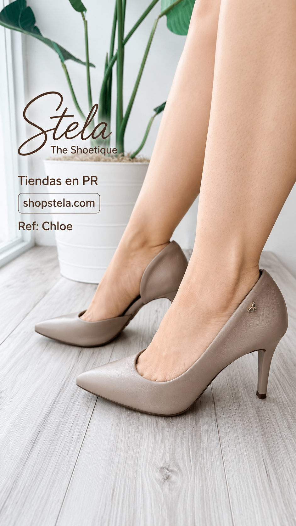 Chloe toffee heel