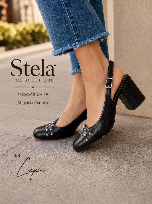 Lupi black heel