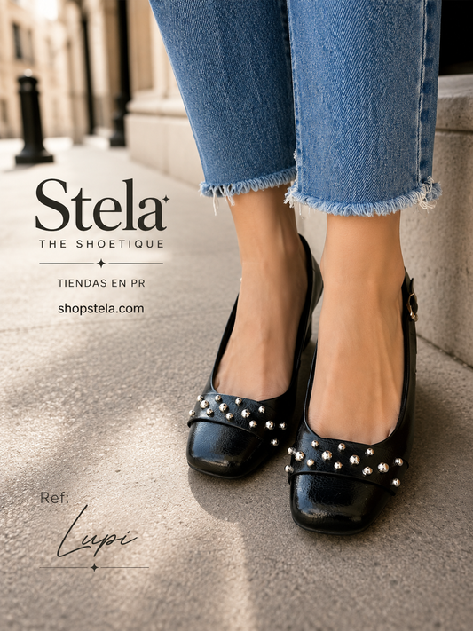 Lupi black heel
