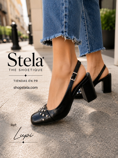 Lupi black heel