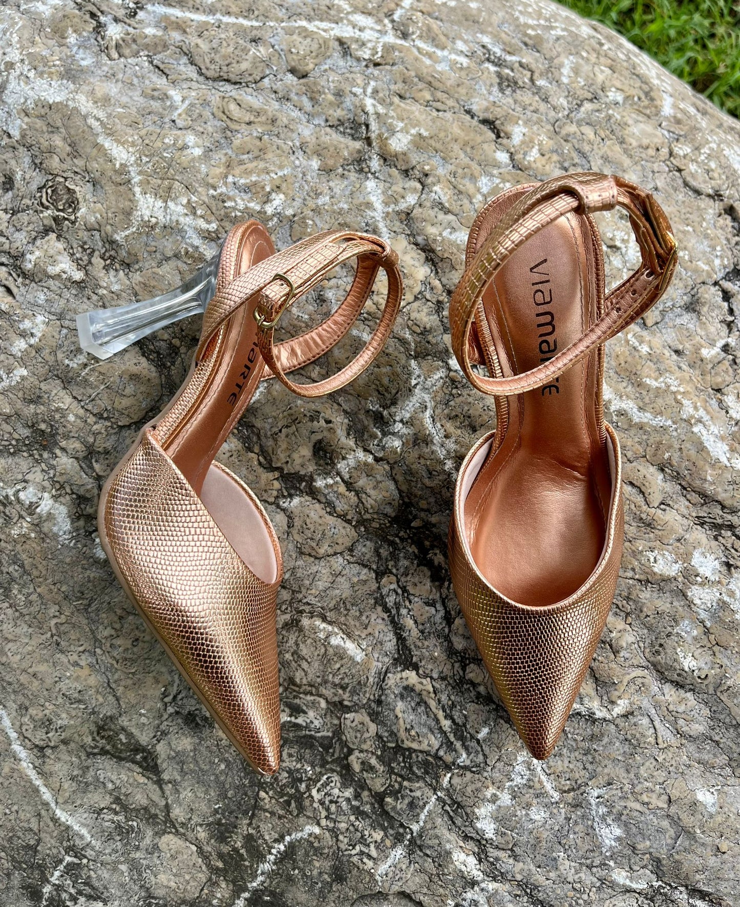 Rosegold Pointed Heel 13501-03