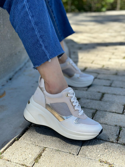 Vani Heeled Sneaker - Stela The Shoetique