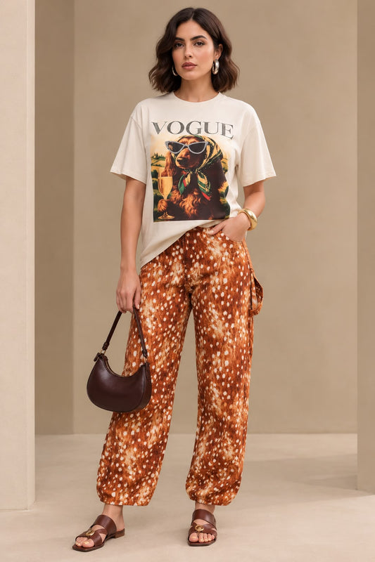Vogue Pup white shirt