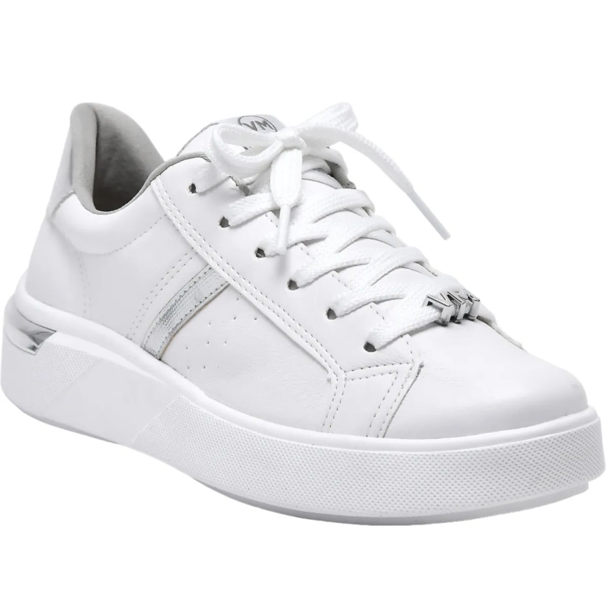 Silver Accent White Sneaker 14106-04