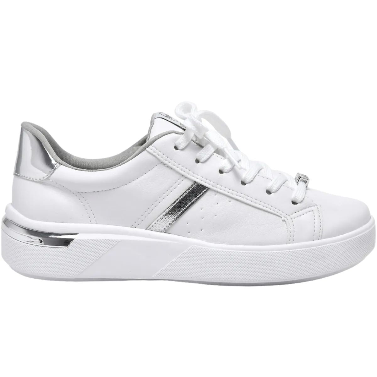 Silver Accent White Sneaker 14106-04