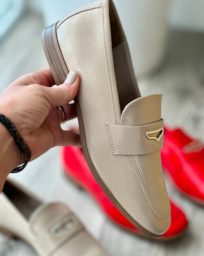 Milano beige loafer 9