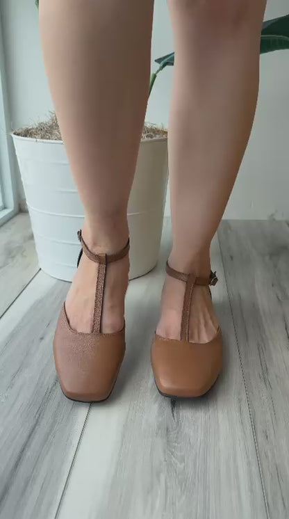 Sabrina black/camel 6,9