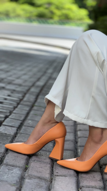 Catalina Orange Heel