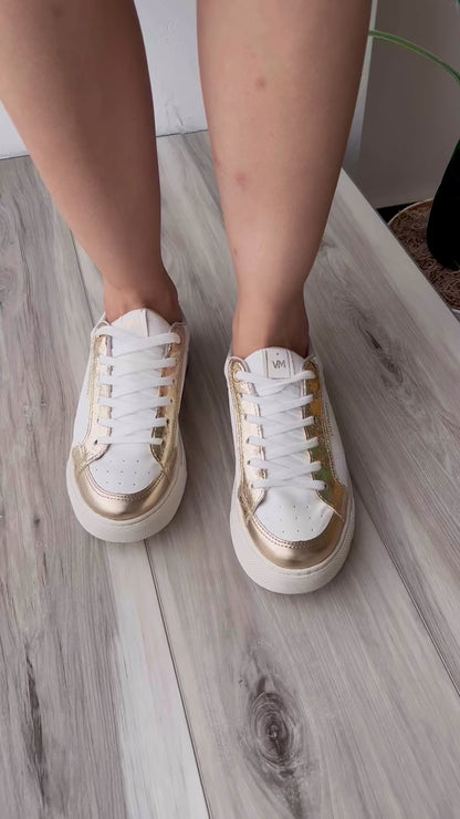 Luisa gold sneaker