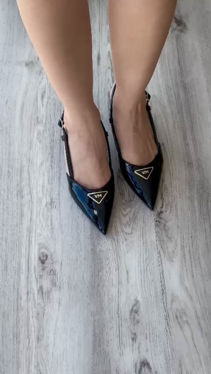 Laila black heel