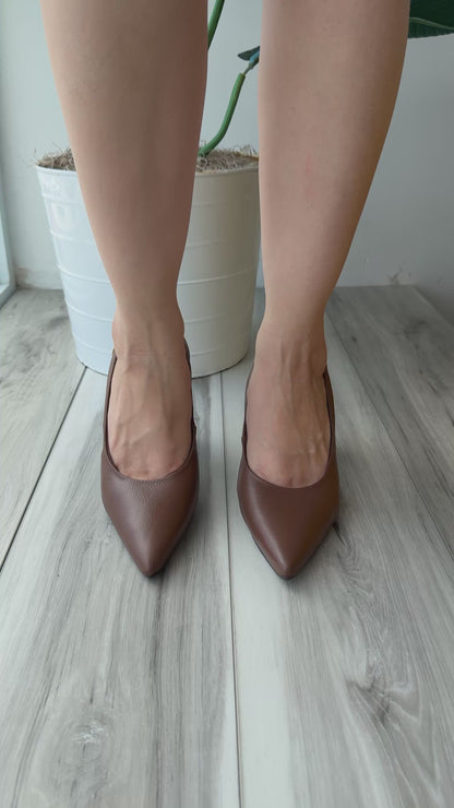 Fabi mascavo heel