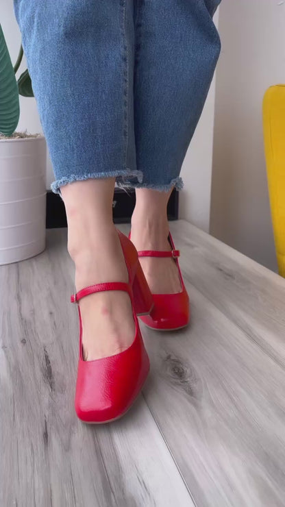 Bambi red heel