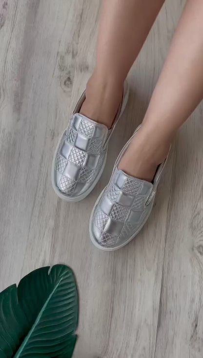 Miley silver sneaker