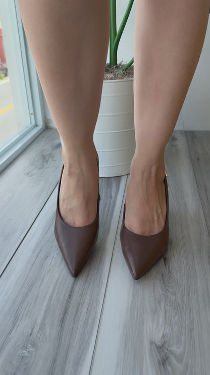 Leyla cinnamon heel 7,10
