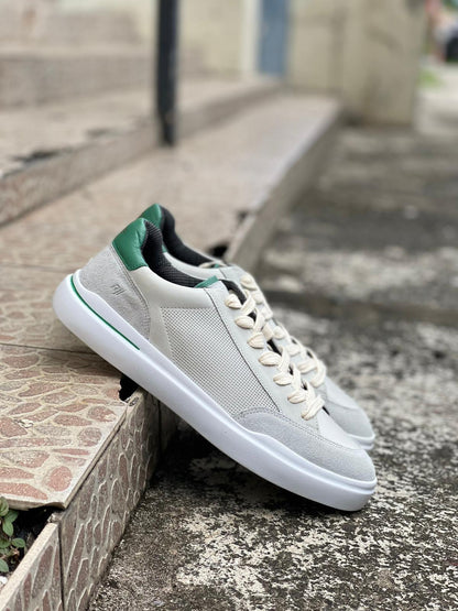 Green Accent Men Sneaker - Final Sale size 10,11 - Stela The Shoetique