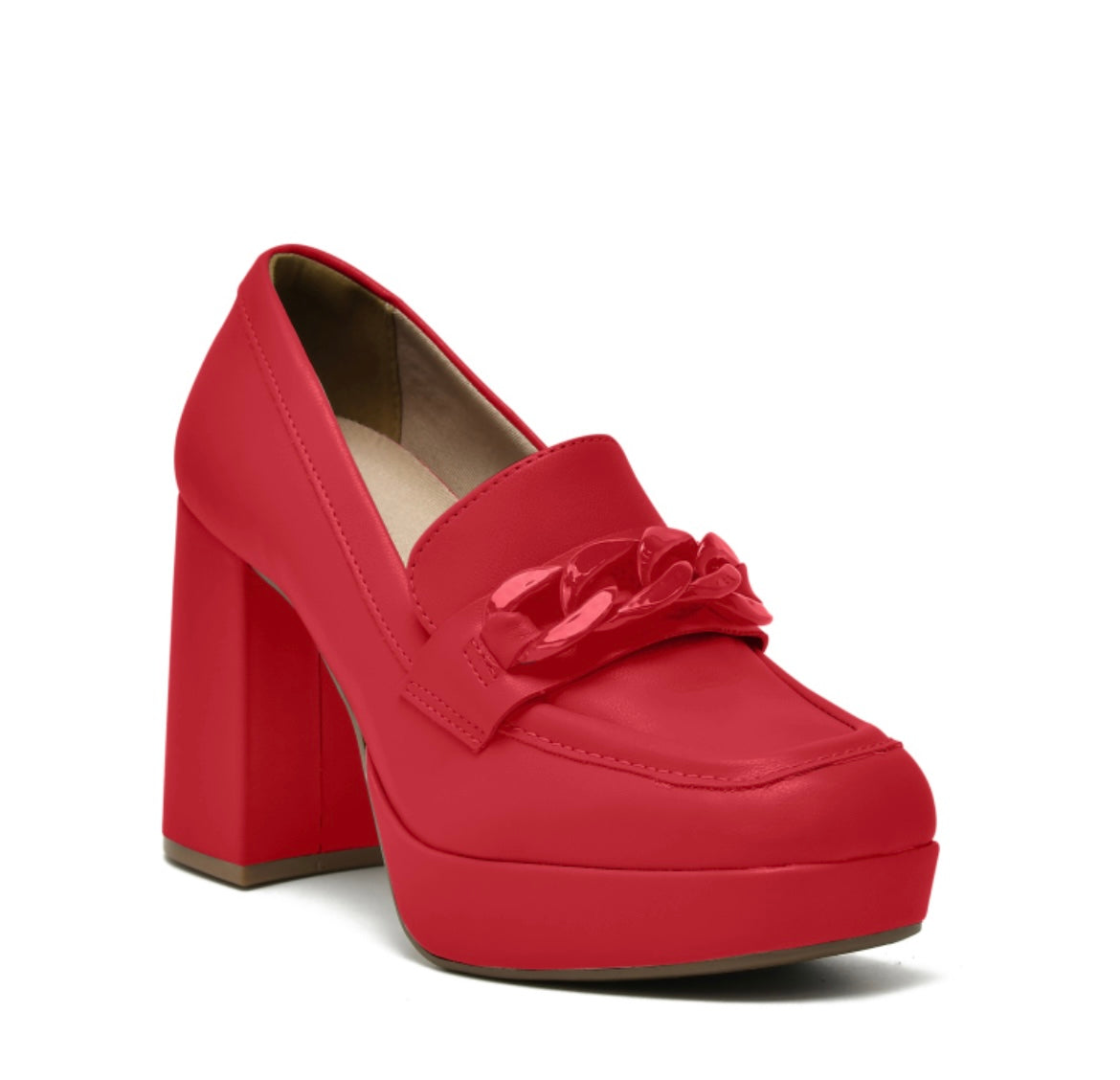 Vega red Loafer- 11 - Stela The Shoetique