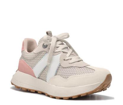 Priscila Soft Rose Beige Sneaker - Stela The Shoetique