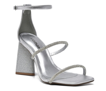 Venia Glitter Detail Classy Sandal - Stela The Shoetique